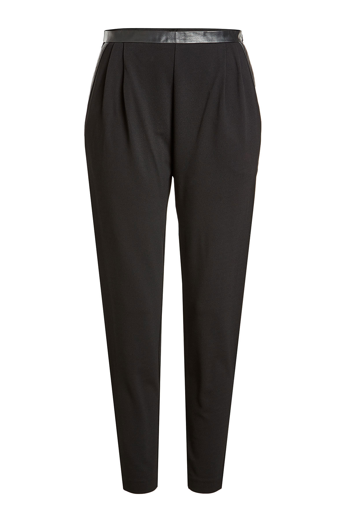 Tapered Pants with Leather by Max Mara