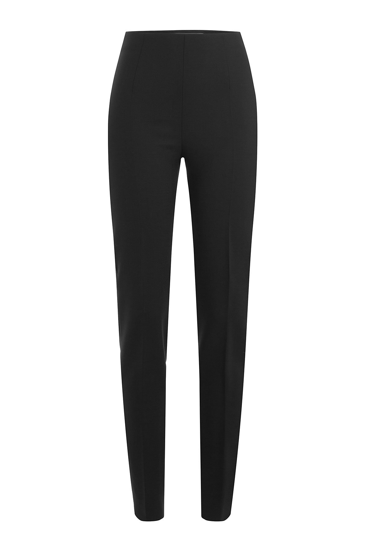 Virgin Wool Tapered Trousers by Max Mara