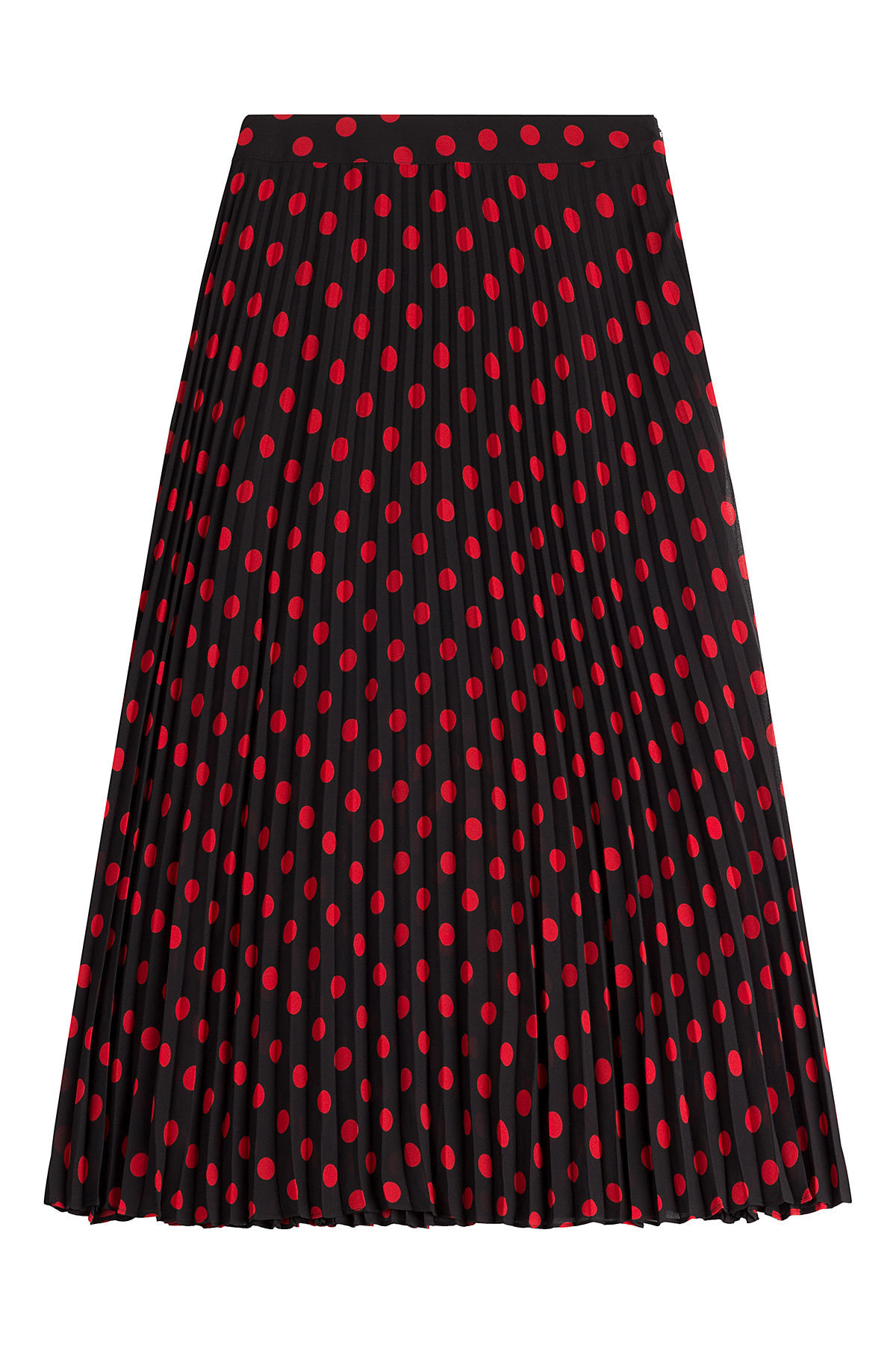 McQ Alexander McQueen - Pleated Print Skirt