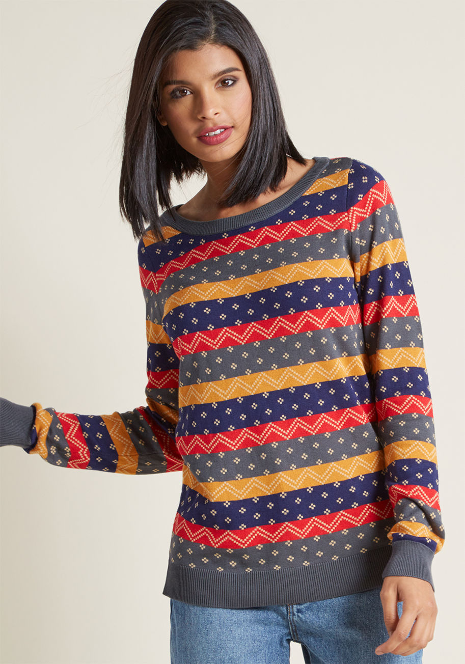 MCS1174 - Whether you style this vintage-inspired sweater