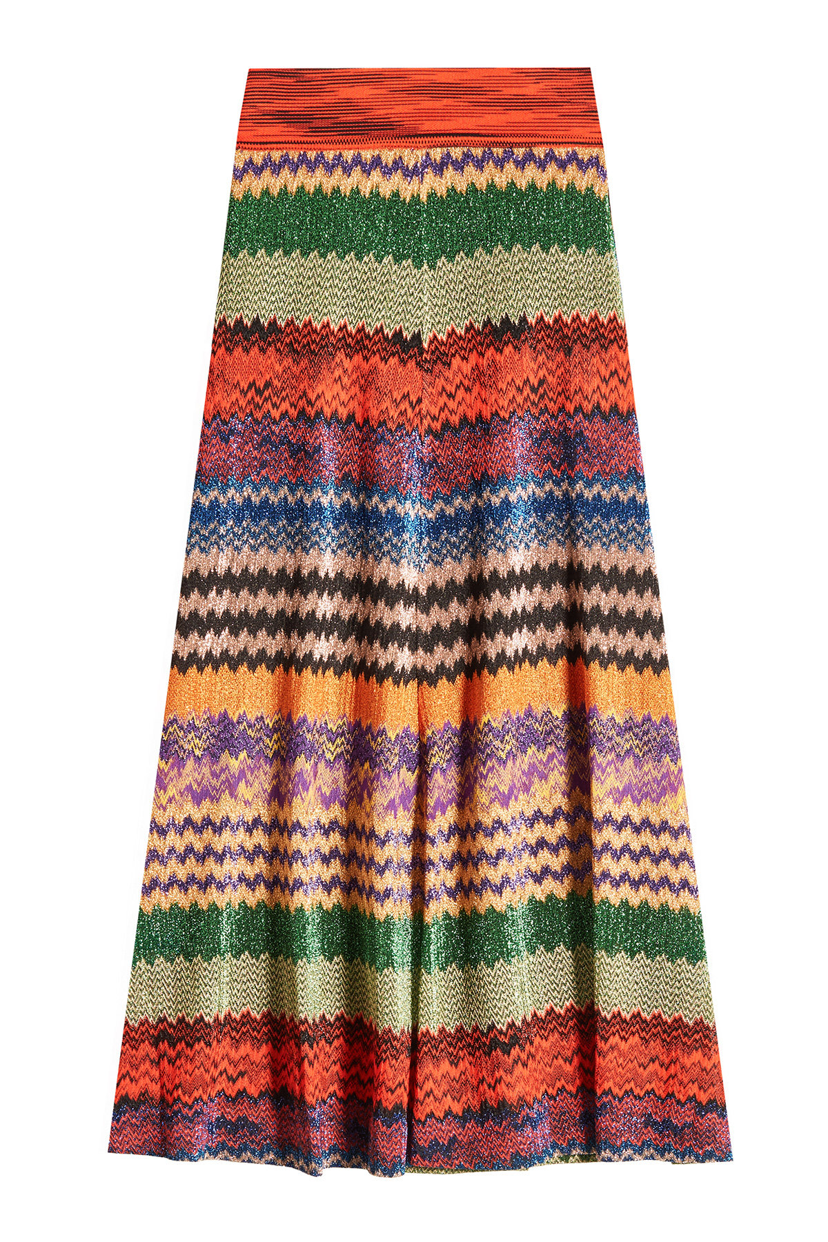 Missoni - Knit Skirt with Metallic Thread