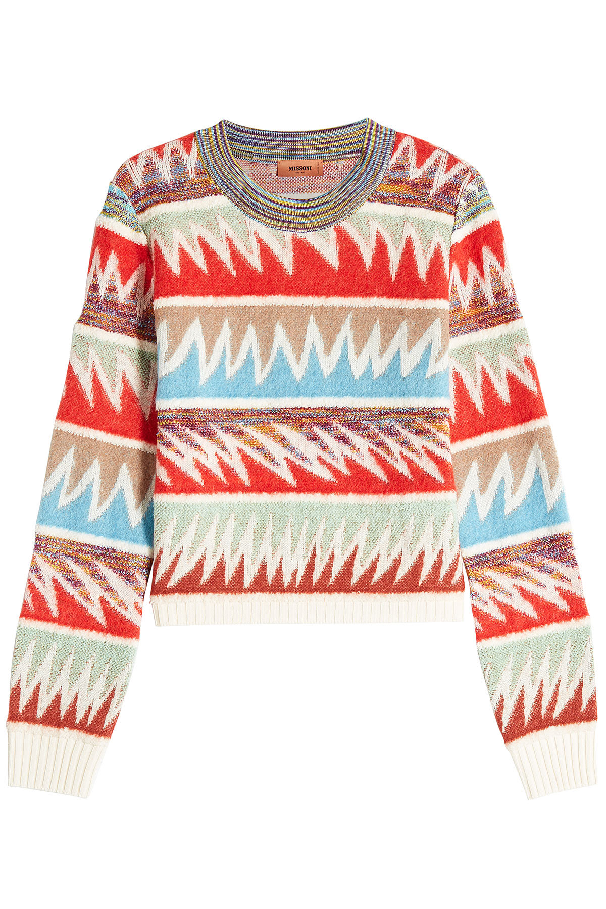 Pullover with Wool, Mohair and Alpaca by Missoni