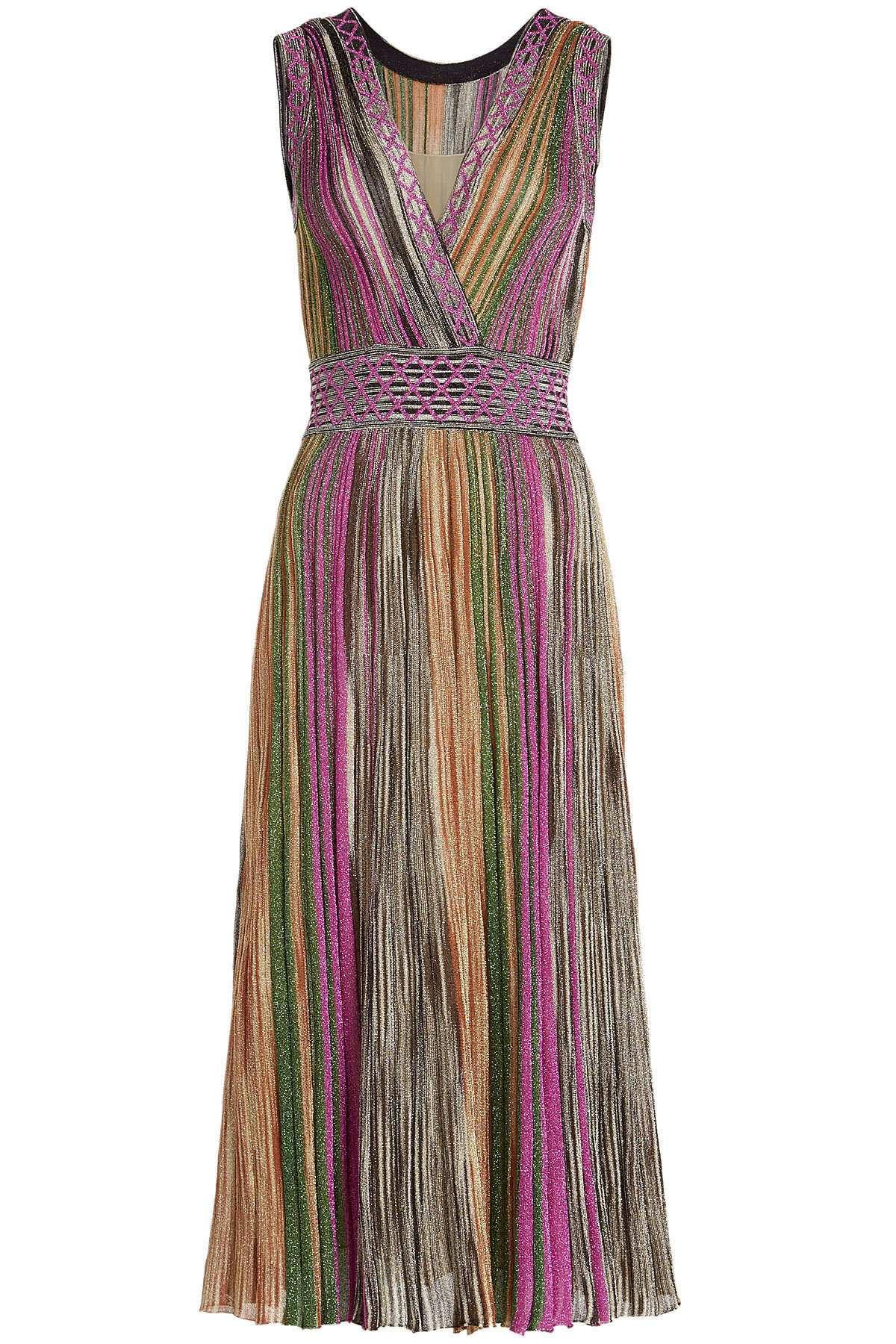 Missoni - V-Neck Dress with Metallic Thread