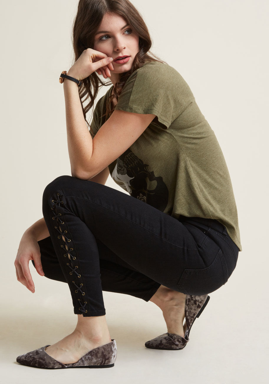 ModCloth - All Tied Up Skinny Jeans