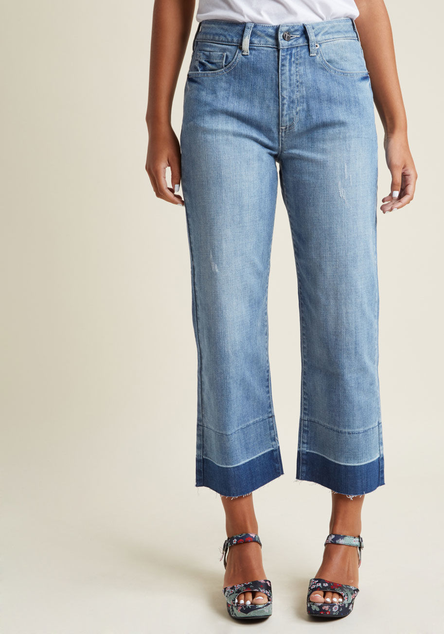 ModCloth - As Cool as They Come Cropped Jeans