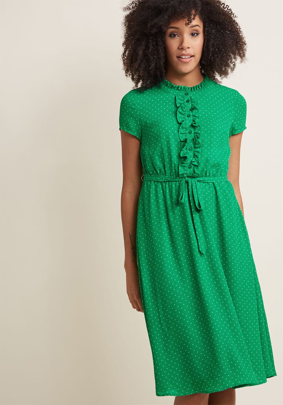 ModCloth - Asking for Ruffle Shirt Dress