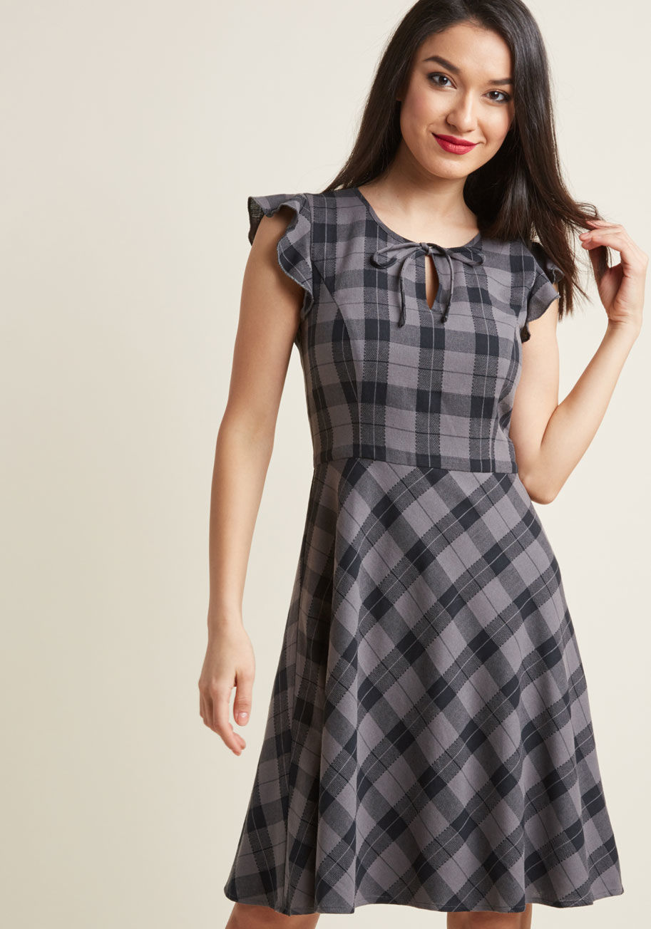 ModCloth - Authentic Intellectual A-Line Dress