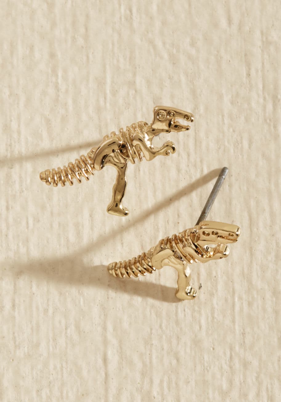 ModCloth - Better, Fossil, Stronger Earrings