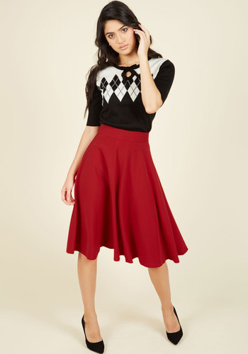 ModCloth - Bugle Joy Midi Skirt