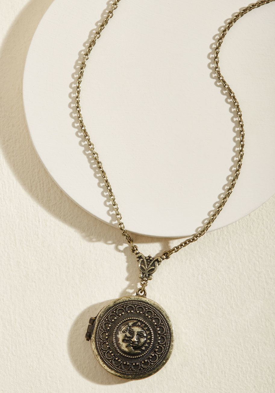 ModCloth - Celestial Essence Locket Necklace