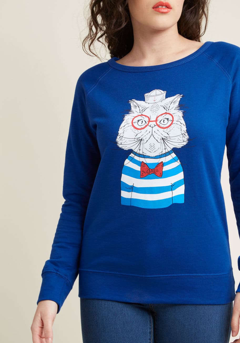 ModCloth - Come Tail Away Graphic Sweatshirt