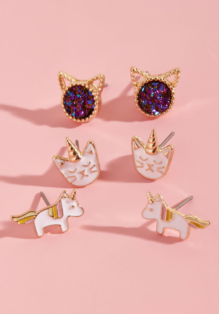 ModCloth - Critter Combo Earring Set