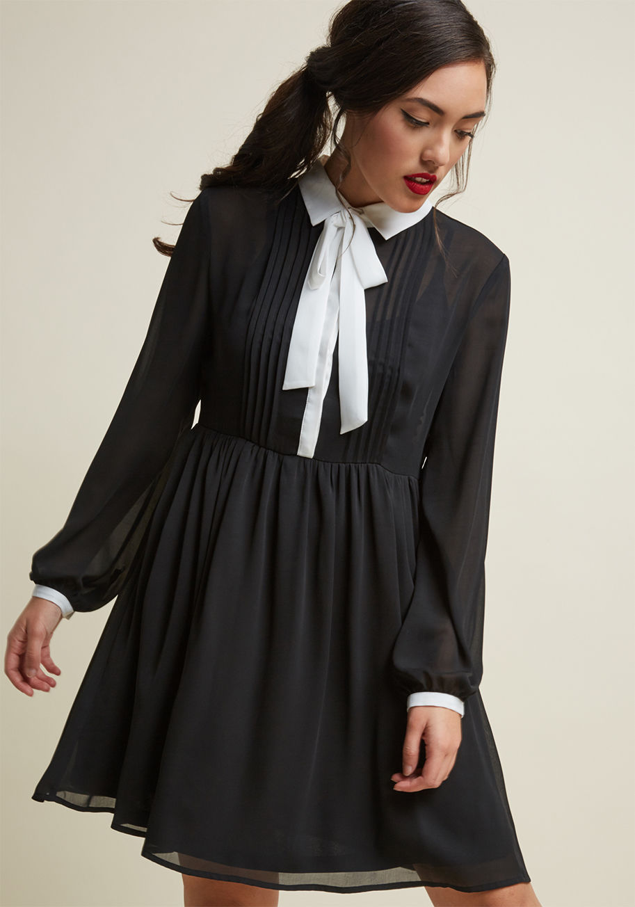 ModCloth - Detail Your Delight Chiffon Shirt Dress