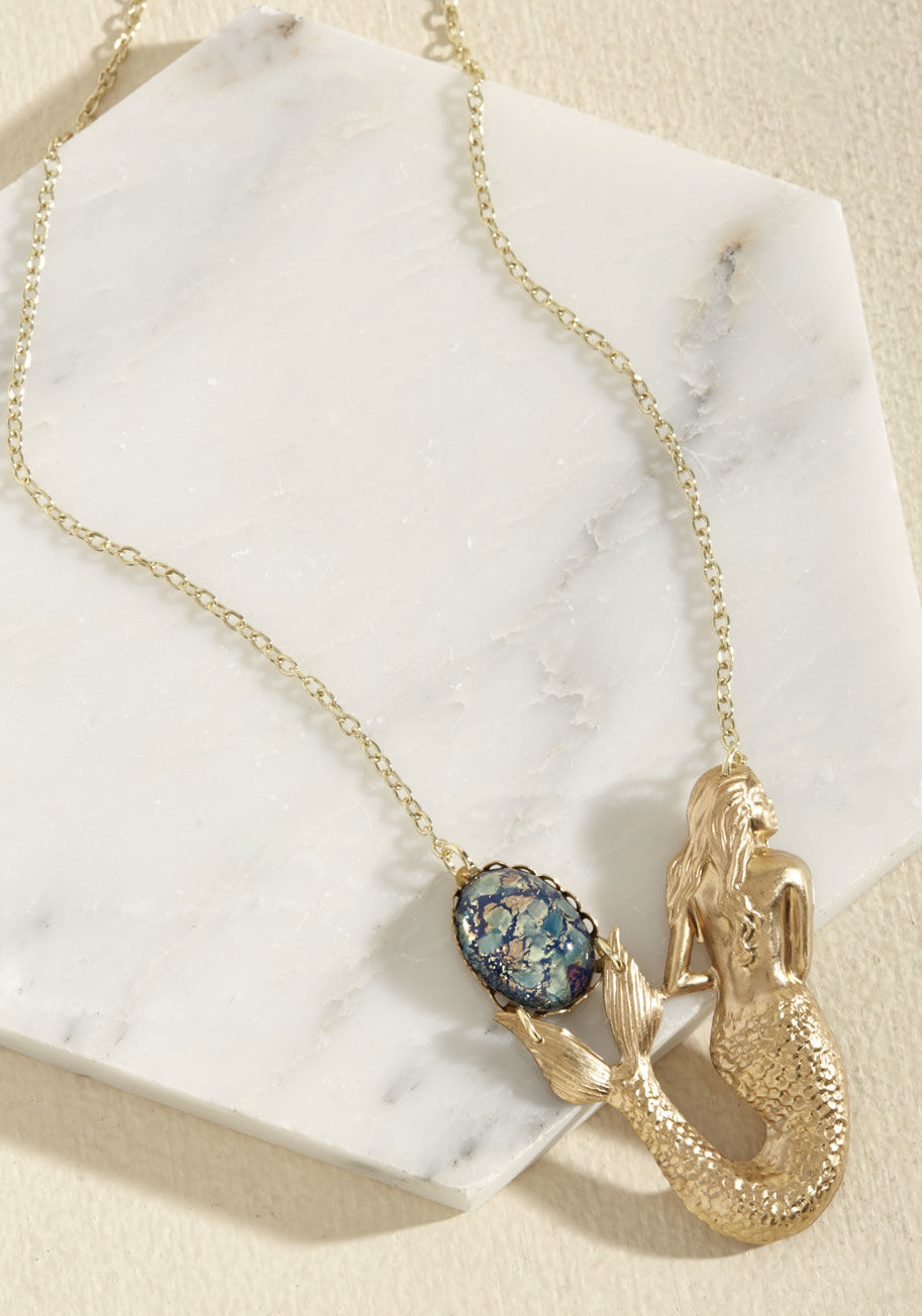 ModCloth - Eclectic Eccentricity Fin-Fin Situation Necklace