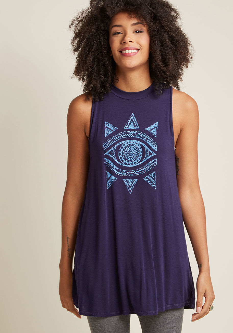 ModCloth - Eerie Eye Graphic Tank Top