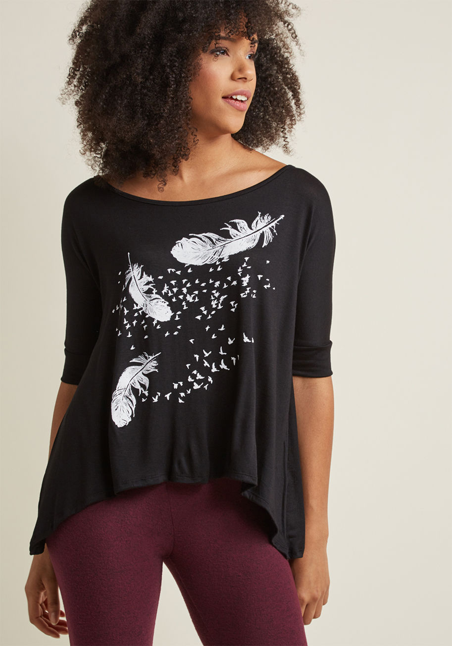 ModCloth - Feather From the Truth Graphic Tee