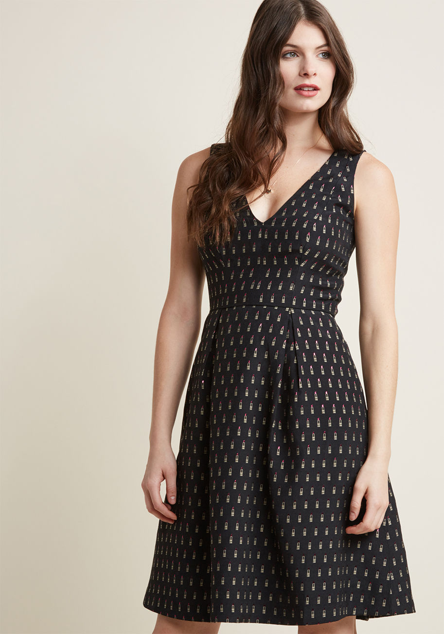 ModCloth - Fun Sleeveless Fit and Flare Dress