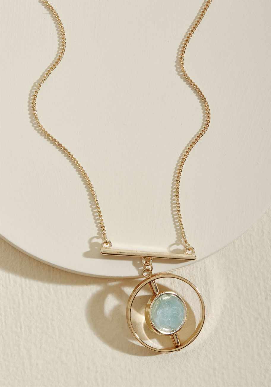 ModCloth - Glam I Am Pendant Necklace