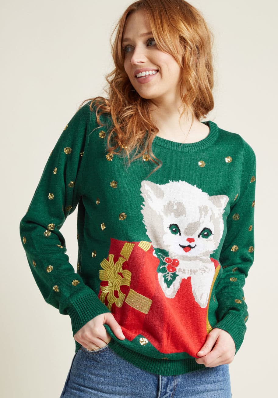 ModCloth - Guess Who's Cheer! Holiday Sweater