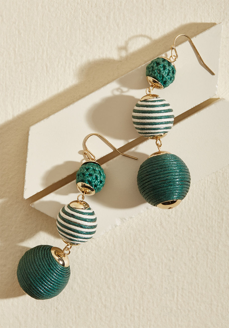 ModCloth - Have a Baller Earrings