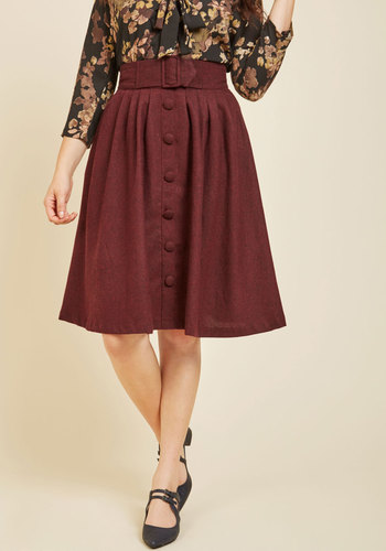 ModCloth - Intern of Fate Midi Skirt