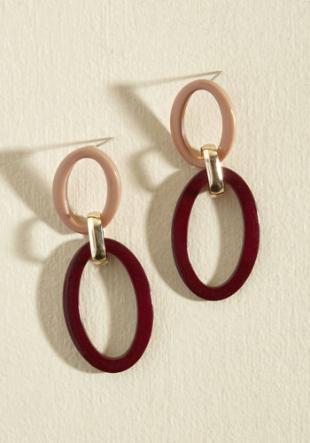 ModCloth - Just Can't Get Oval These Earrings