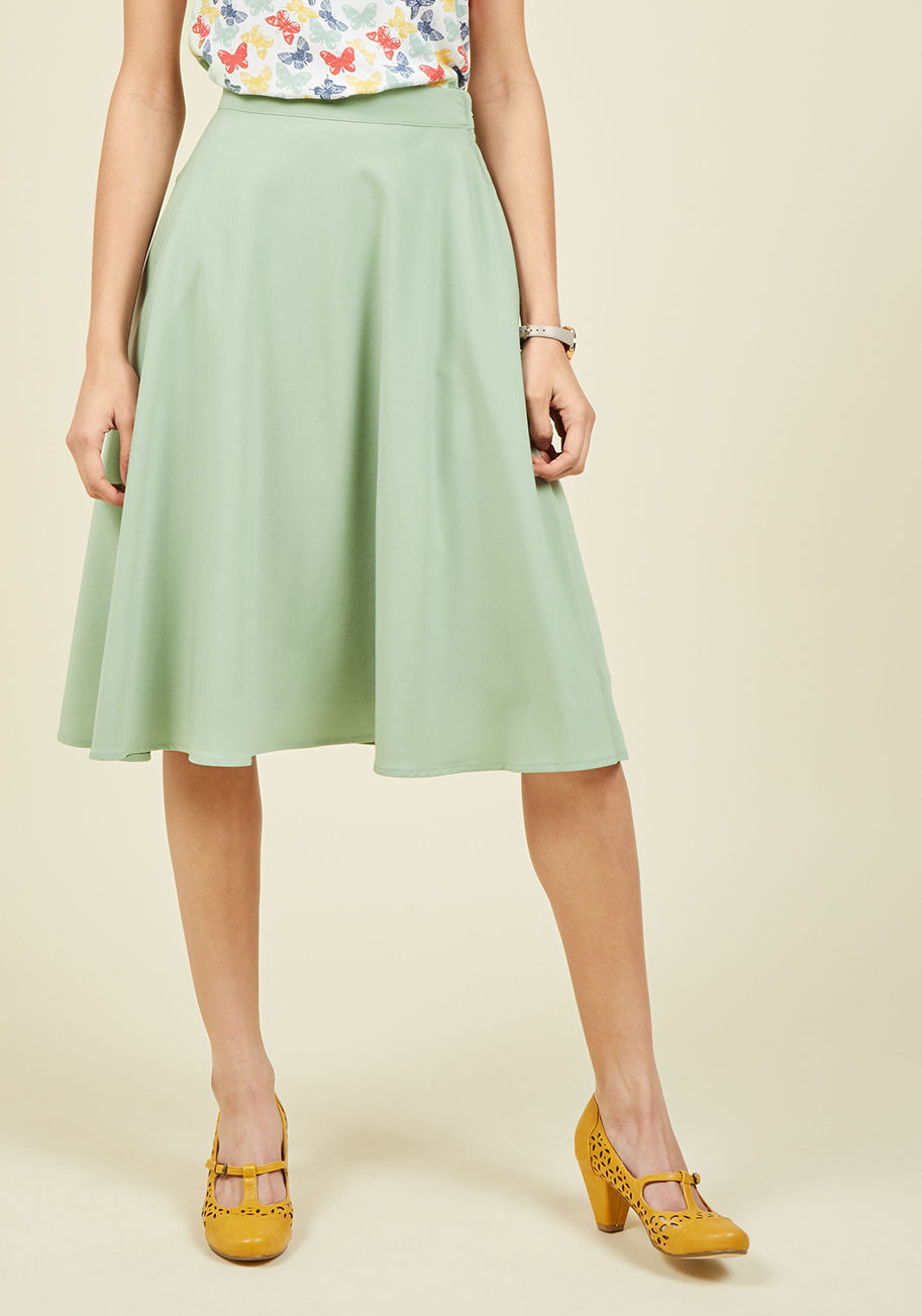 ModCloth - Just this Sway Skirt