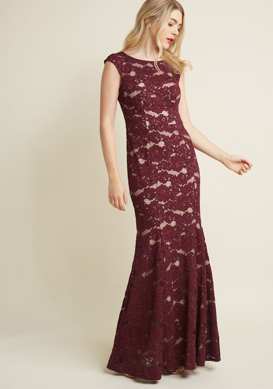 ModCloth - Looking Luxe Lace Maxi Dress