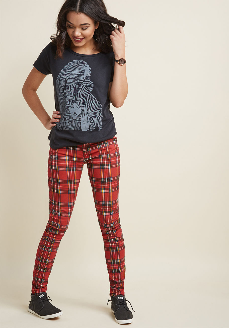 Never Plaid It So Good Pants by ModCloth