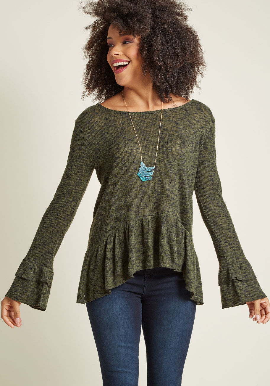 ModCloth - Noticeably Noble Knit Top