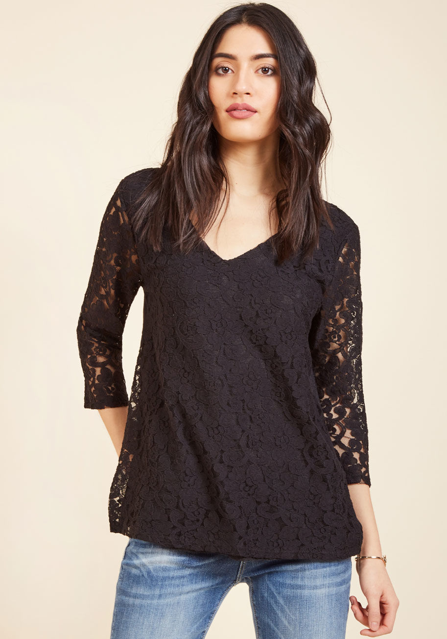 ModCloth - Of Ladylike Mind Lace Top