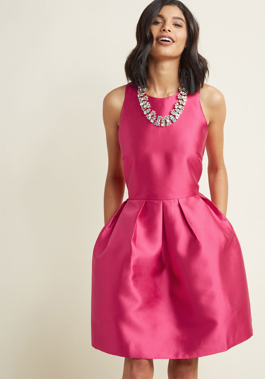 ModCloth - Presents Felt Fit and Flare Dress