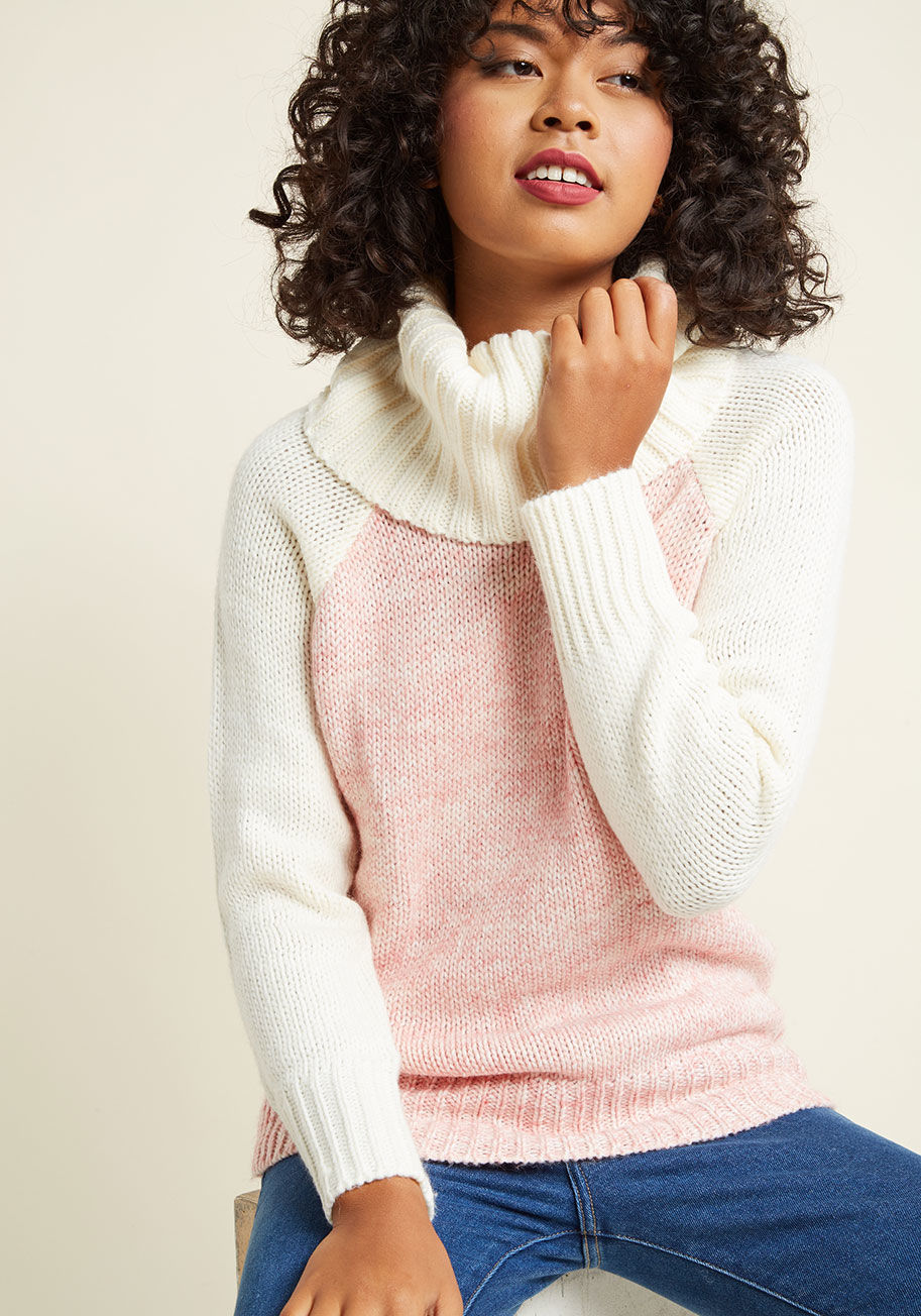 ModCloth - Raglan Cowl Neck Sweater