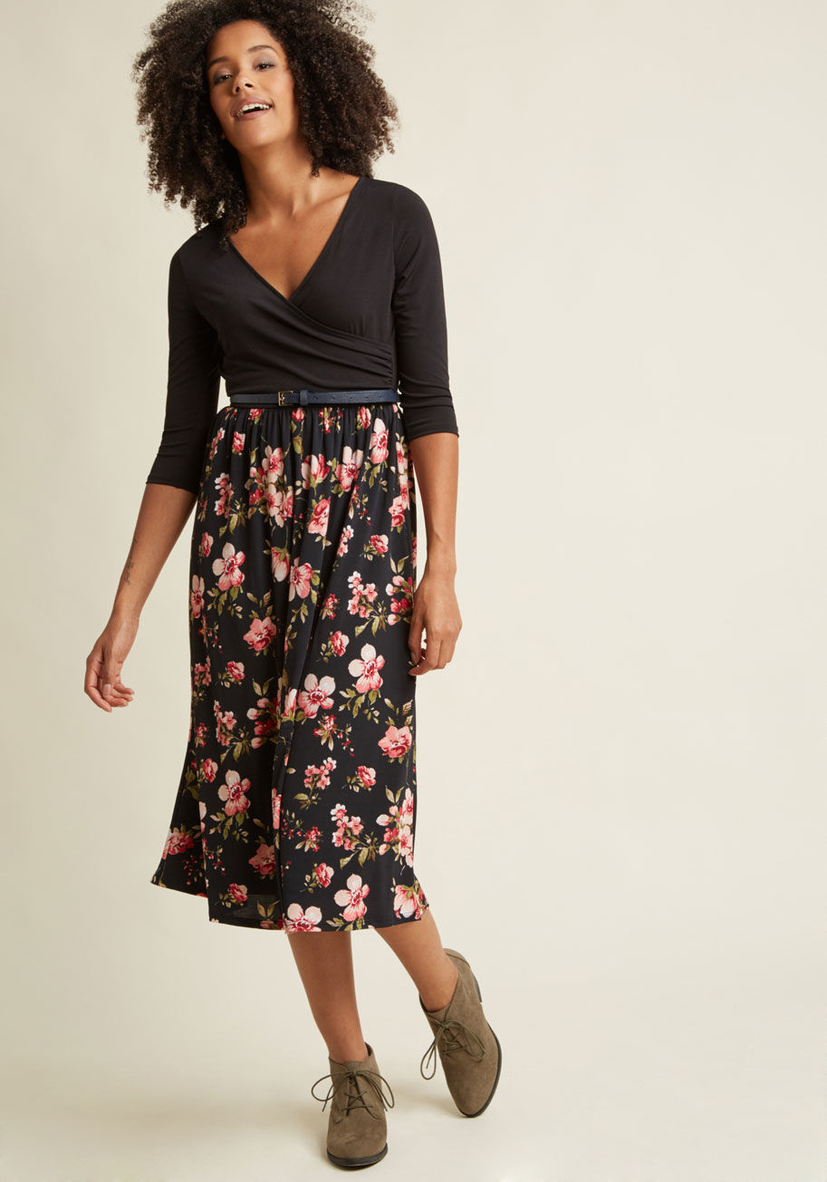 ModCloth - Reading Radiance Midi Dress