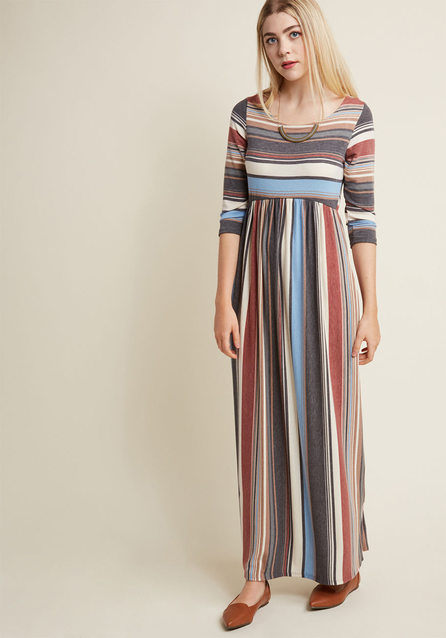 ModCloth - Seasoned Traveler Knit Maxi Dress