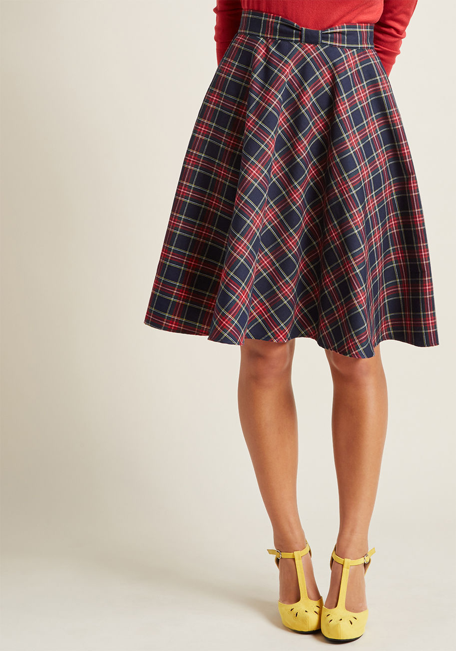 ModCloth - Swingy Skirt with Bow Waist