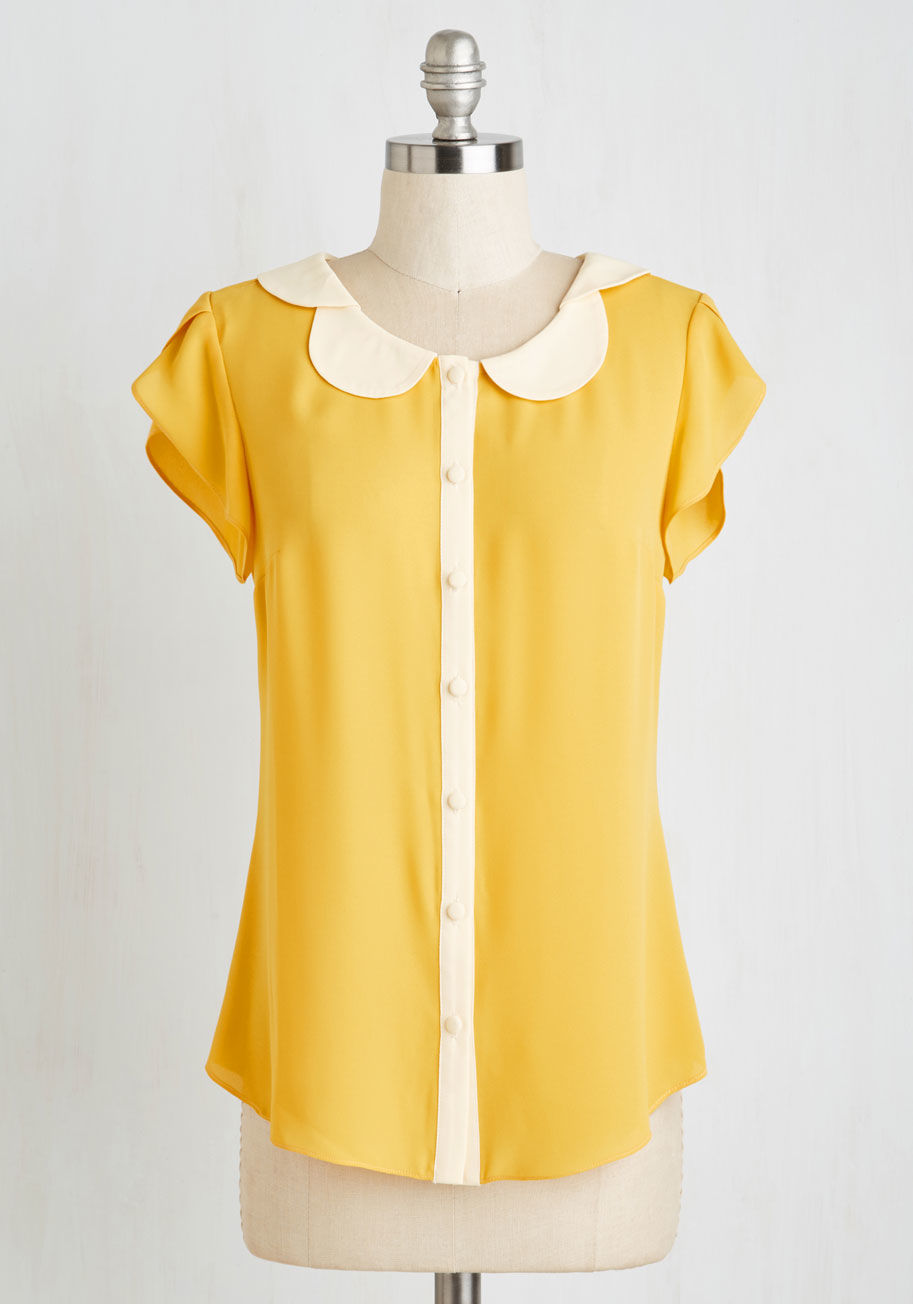 ModCloth - Teacher's Petal Top