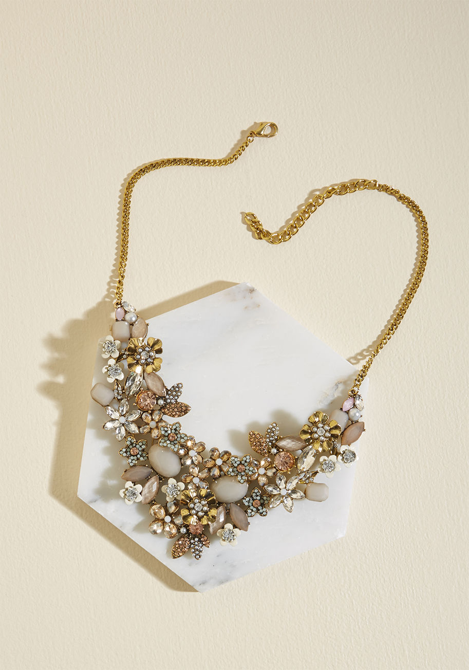 ModCloth - The Flowers that Be Statement Necklace