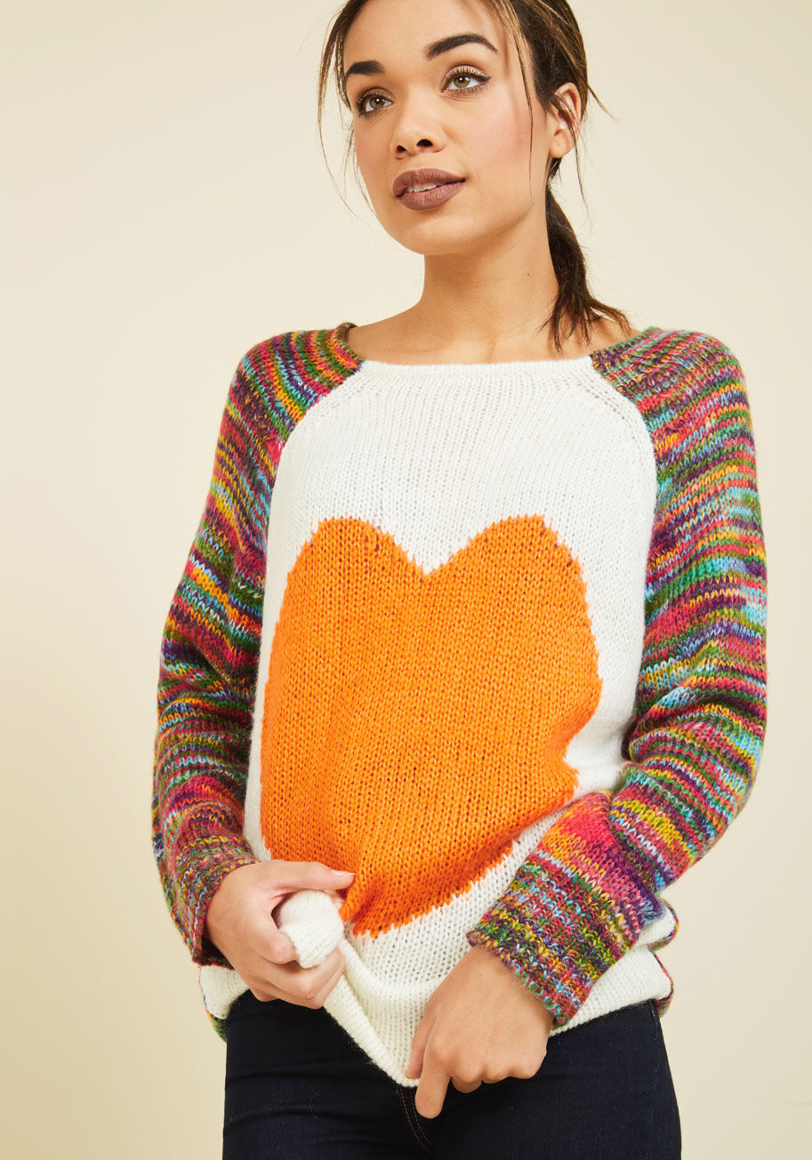 ModCloth - Think Long and Heart Sweater