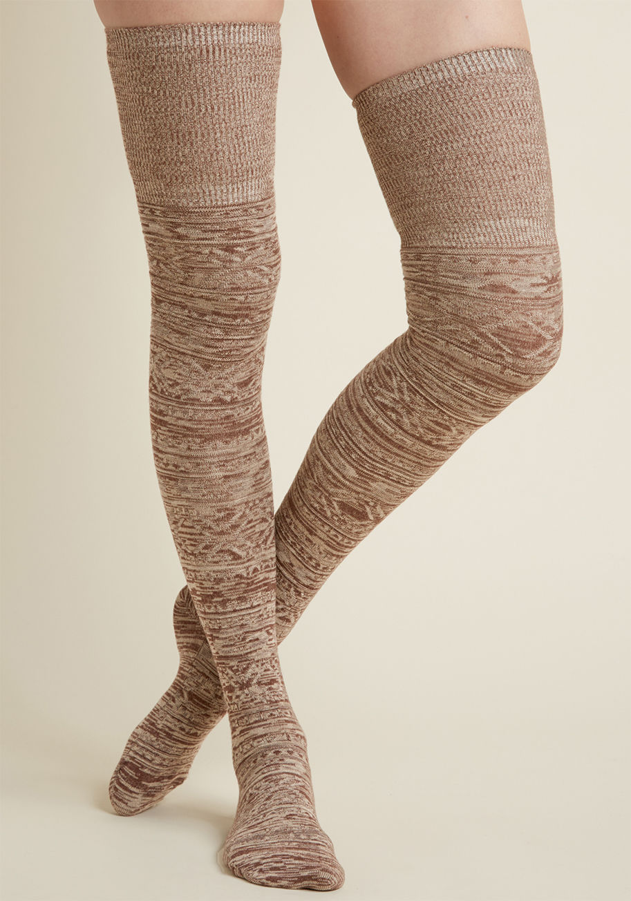 ModCloth - Token of Toasty Thigh Highs