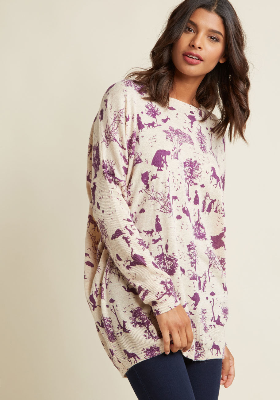 ModCloth - Tunic Sweater with Dolman Sleeves