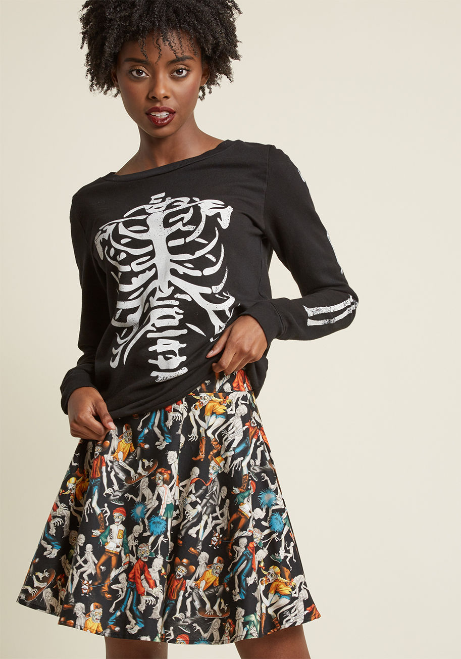 ModCloth - What Do You Haunt From Me? Skater Skirt