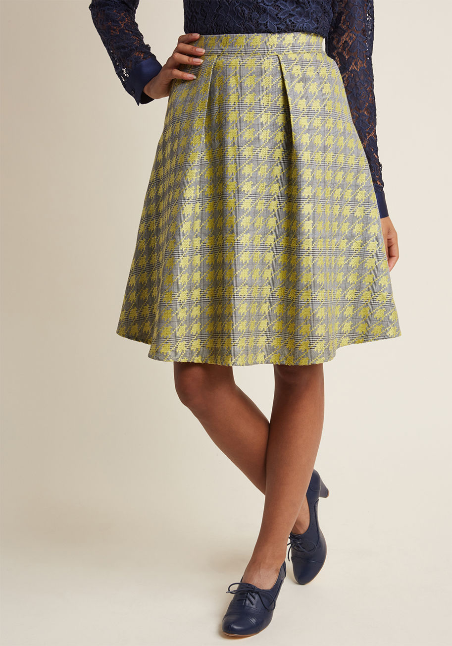 ModCloth - Work Skirt with Accent Pleats