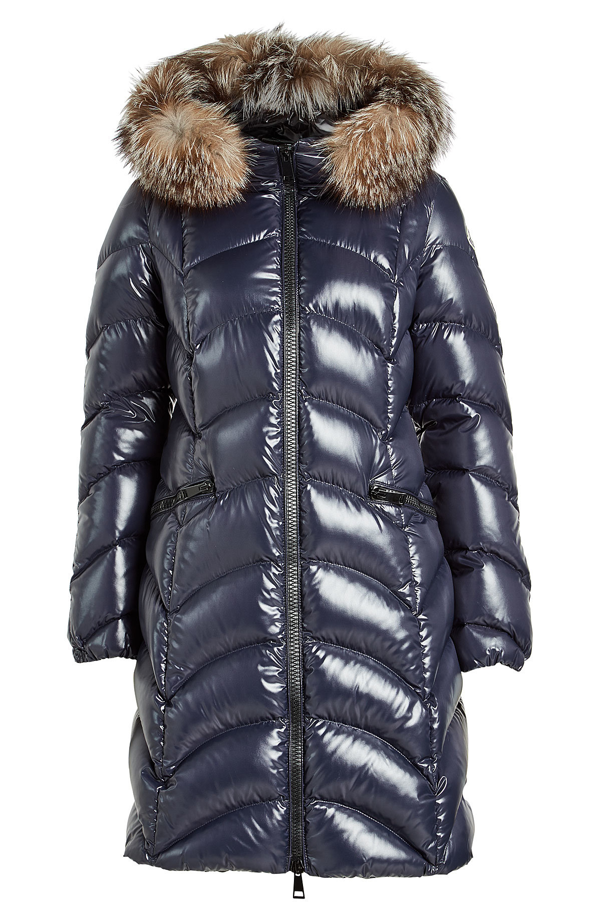 Moncler - Albizia Quilted Down Parka with Fur-Trimmed Hood