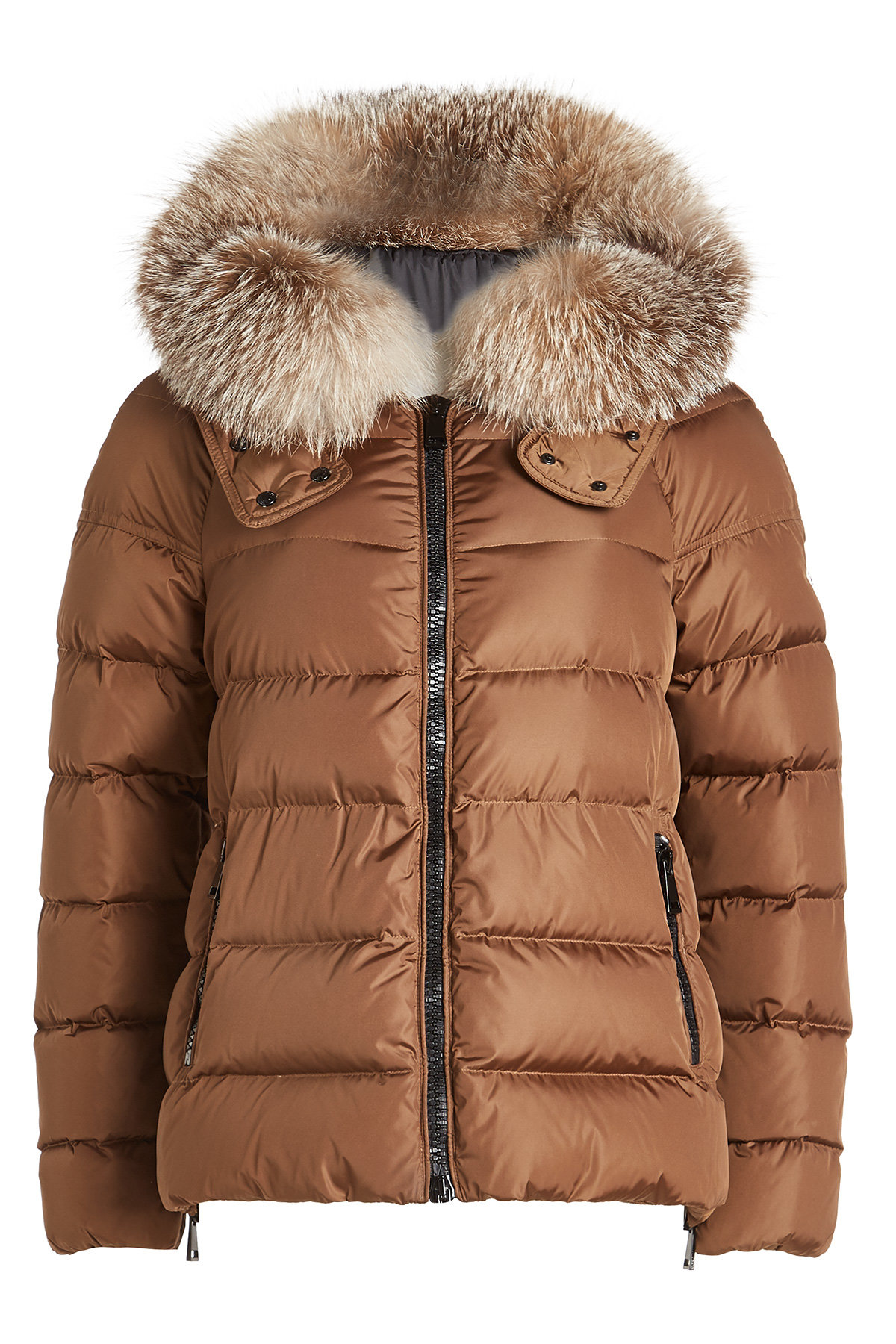 Moncler - Chitalpa Quilted Down Jacket with Fur-Trimmed Hood