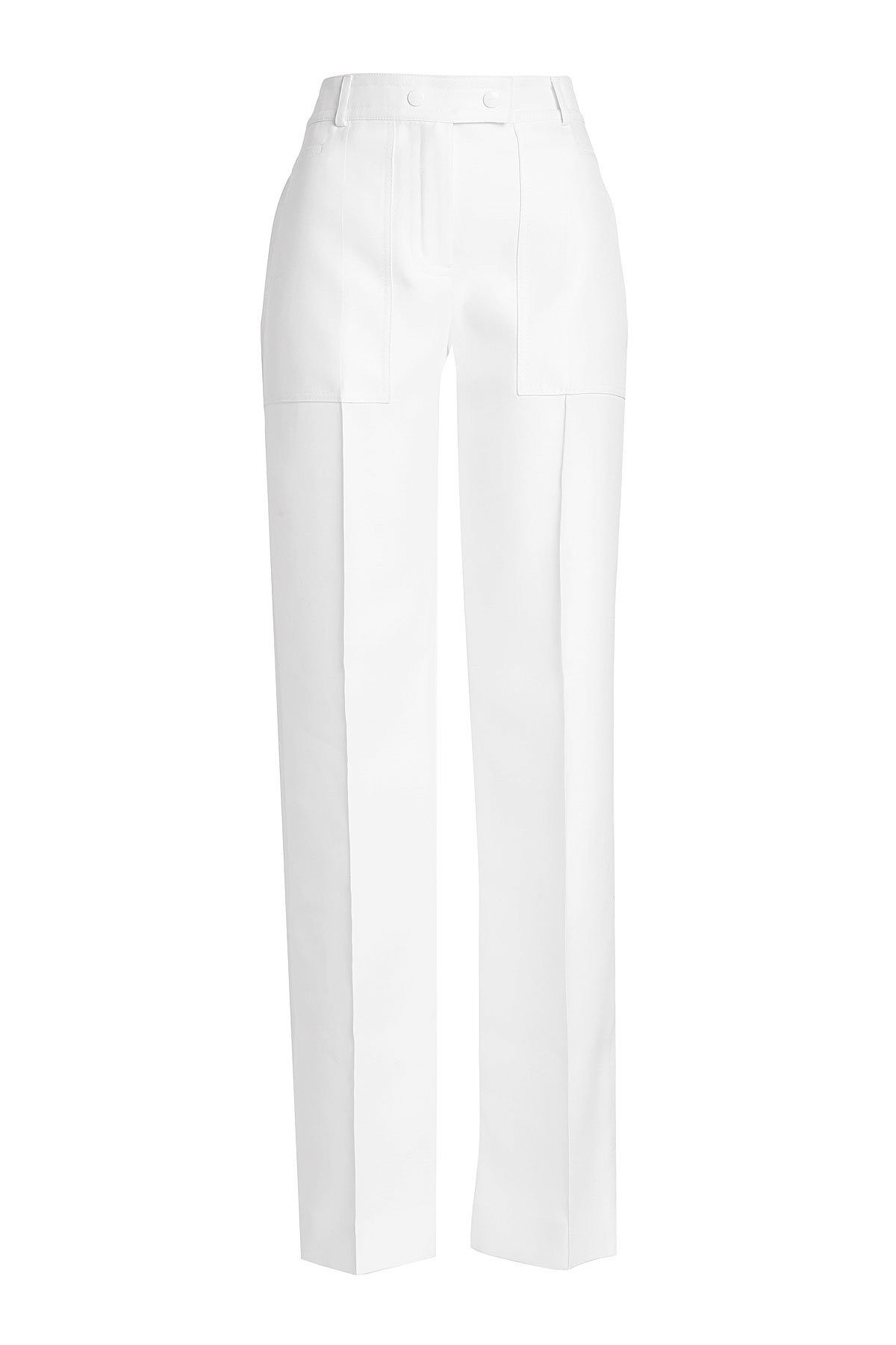 High-Waisted Pants with Silk by Nina Ricci