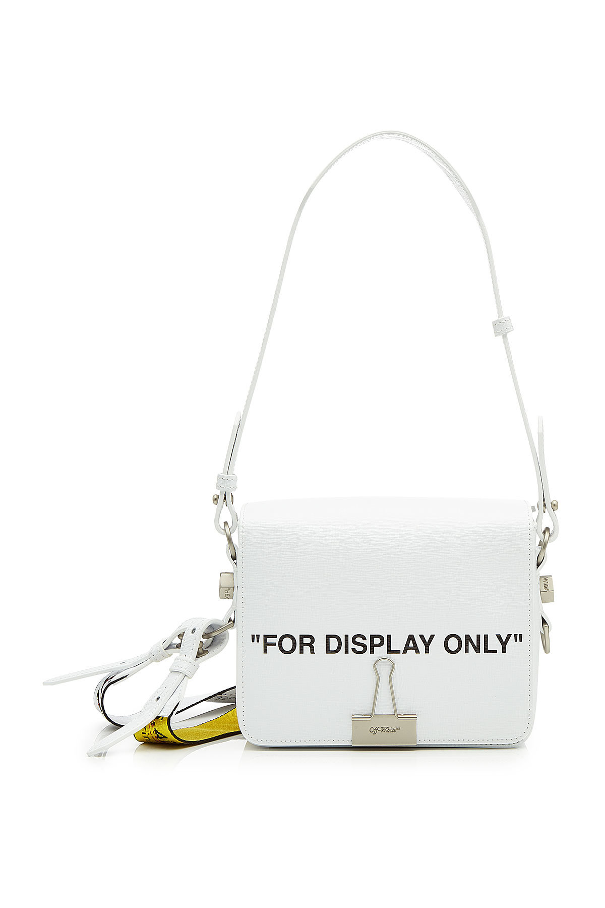 Off-White - Virgil Was Here Leather Shoulder Bag