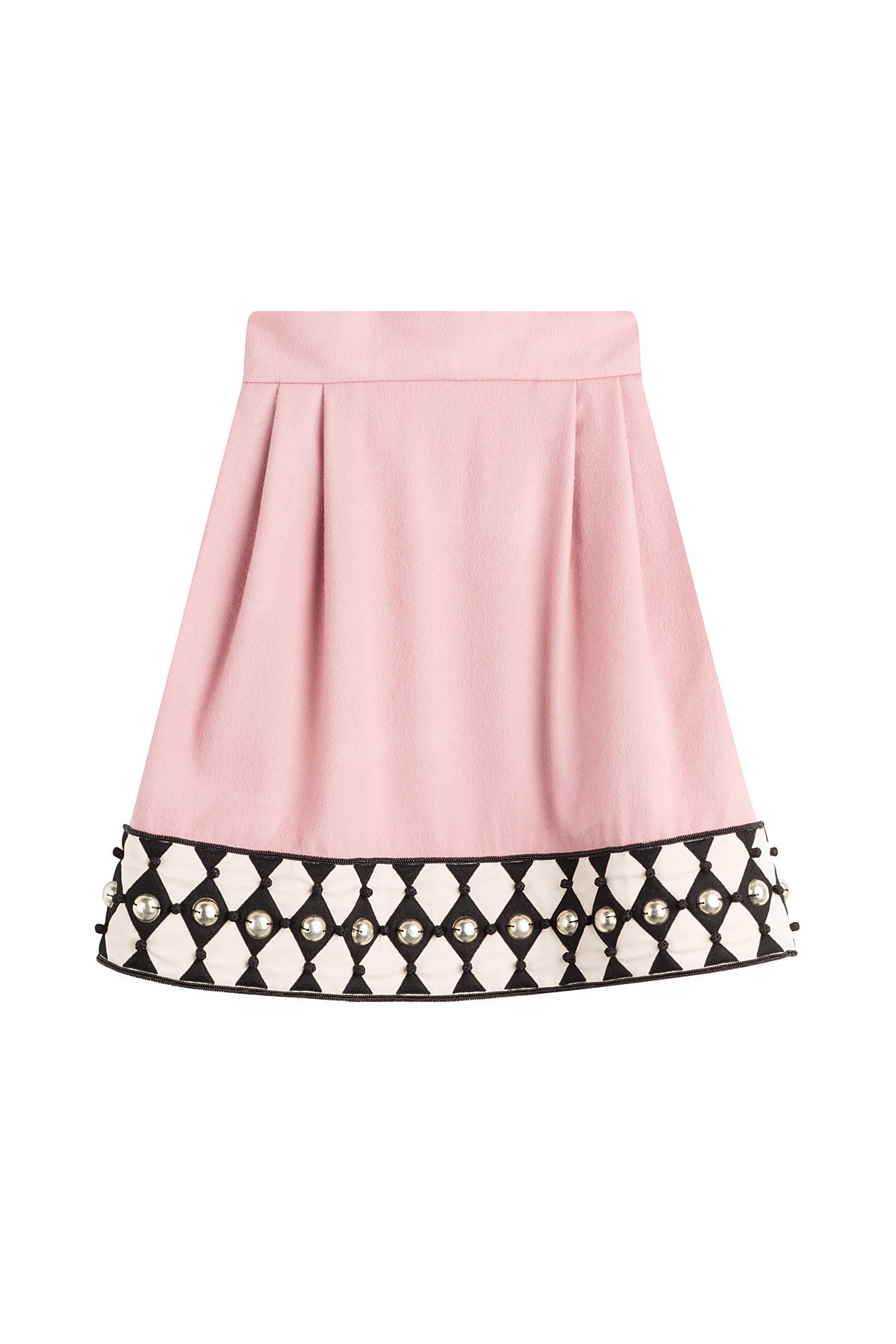 Embellished Wool Skirt by Olympia Le-Tan