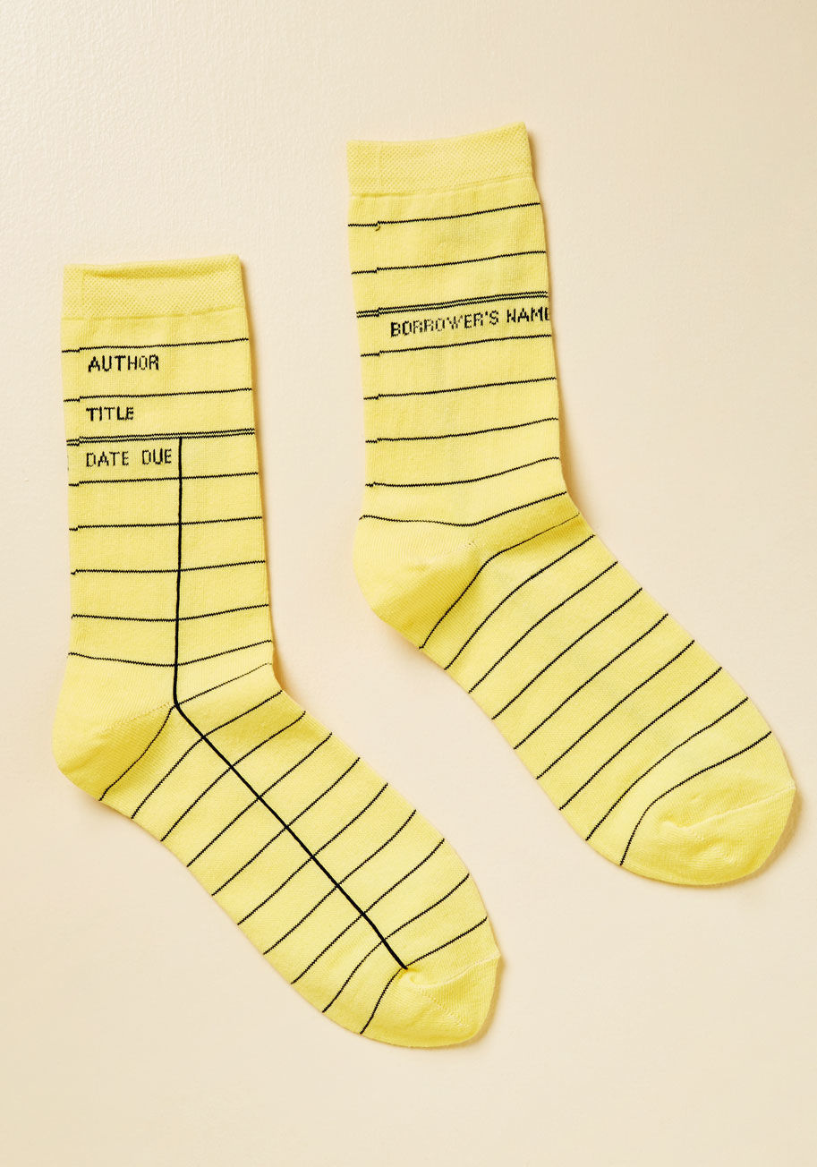 Periodical Perfection Socks by Out of Print