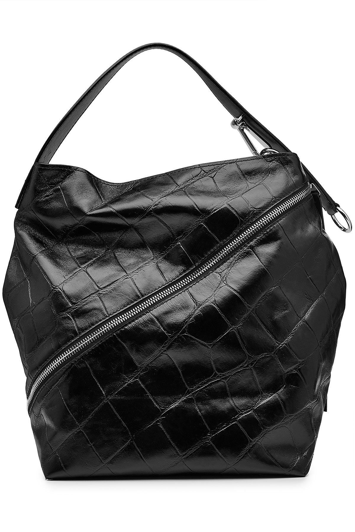 Zip Embossed Leather Tote by Proenza Schouler